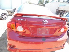 2010 Toyota Corolla S Red 1.8L AT #Z22868